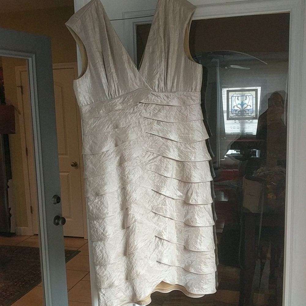 Beautiful gold cocktail dress